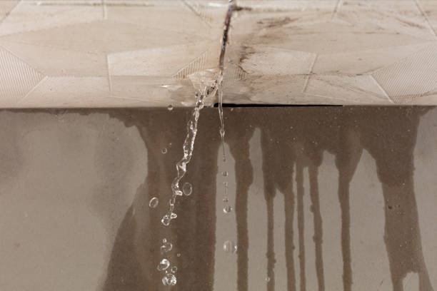 Professional Burst Pipe Cleanup technician working in Fletcher, NC